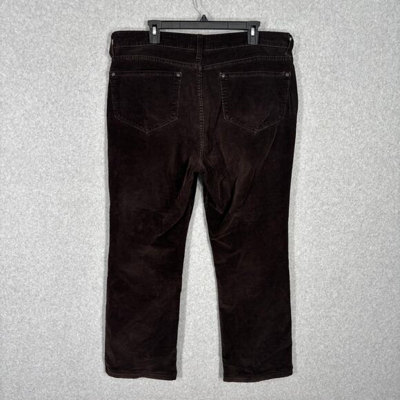 NYJD Corduroy Pants 16 Chocolate Lift Tuck Slimming Academia Whimsigoth Dark - Picture 6 of 10